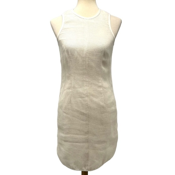 Sea New York Dresses & Skirts - Sea New York Cream mesh Sheath Dress Womens 4 NWT
